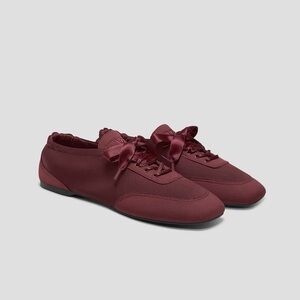 Chic Burgundy Flats for Women